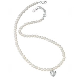 Save 25% off RRP - D for Diamond Pearl Necklace with Locket