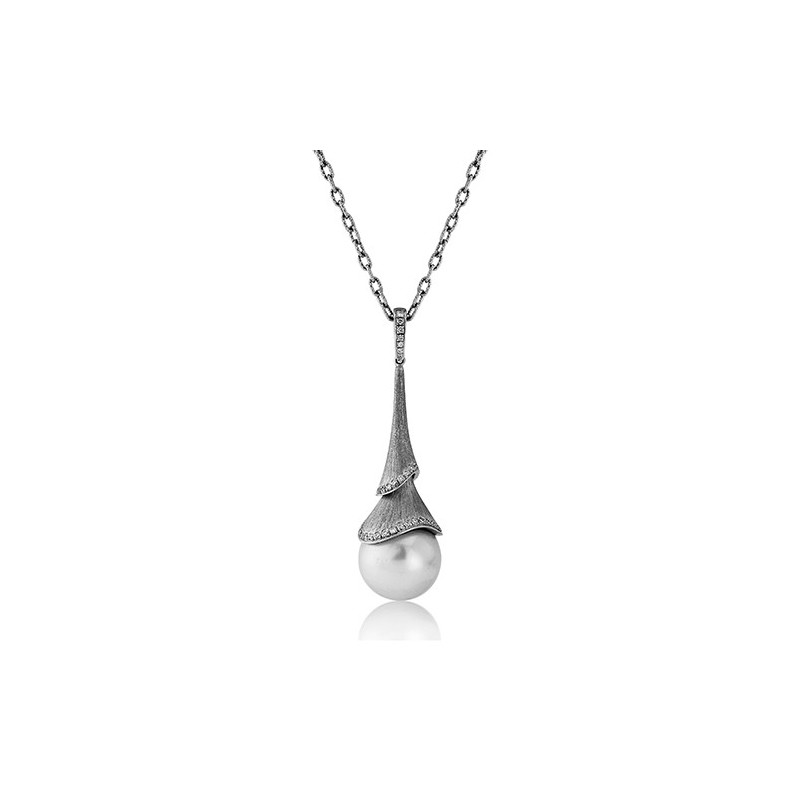 15mm South Sea Pearl & Diamond Pendant [Save up to 40% off high street prices]