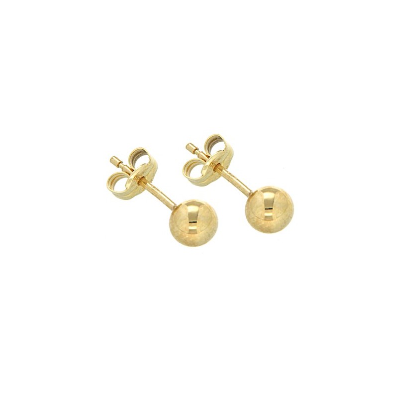 9ct Yellow Gold 9mm Ball Studs