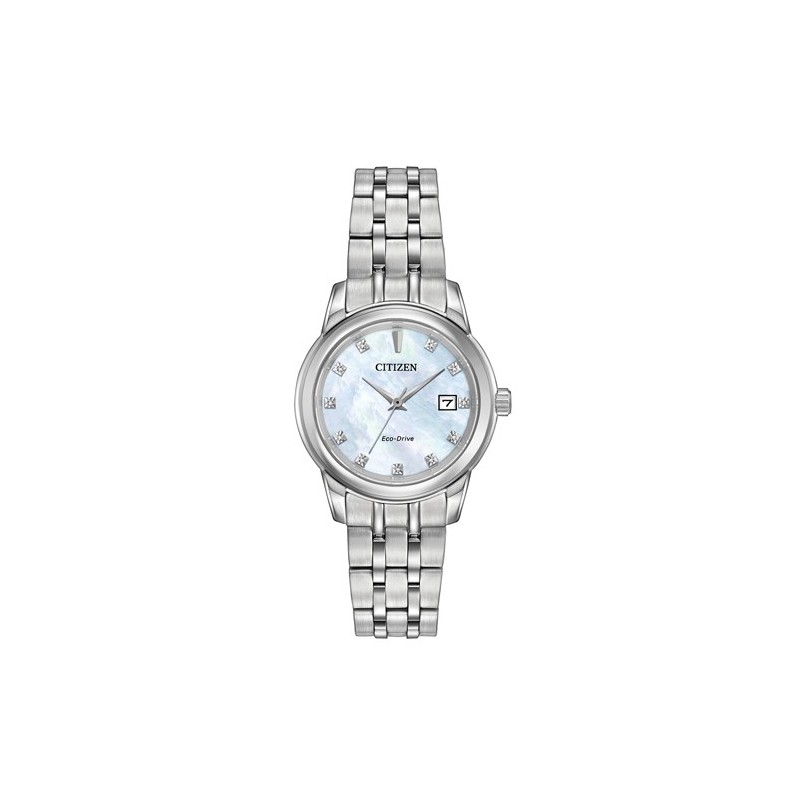 Citizen Ladies Diamond Set Eco Drive Watch EW2390 50D