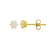 Round Opal Stud Earrings 9ct Gold | Macintyres of Edinburgh