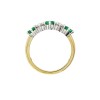 [Emerald Eternity Ring] 18ct Emerald & Diamond Eternity Ring