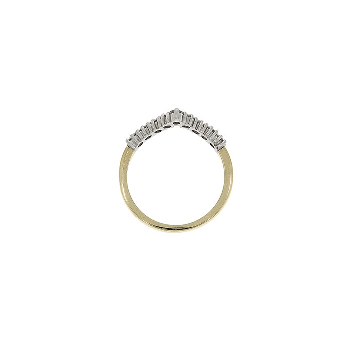 Moores Custom Made Contoured/Wishbone Diamond Wedding/Eternity Ring -  Moores Jewellers