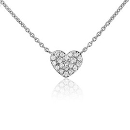 Diamond Heart Necklace - 40% OFF High Street Price 