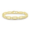 9ct Yellow Gold Fancy Cut Out Link Bracelet