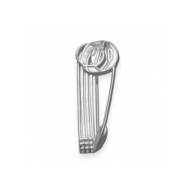 Ortak Charles Rennie Mackintosh Inspired Silver Brooch - B585