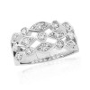 18ct White Gold Multi Row Diamond Ring - 0.95cts - Macintyres of Edinburgh