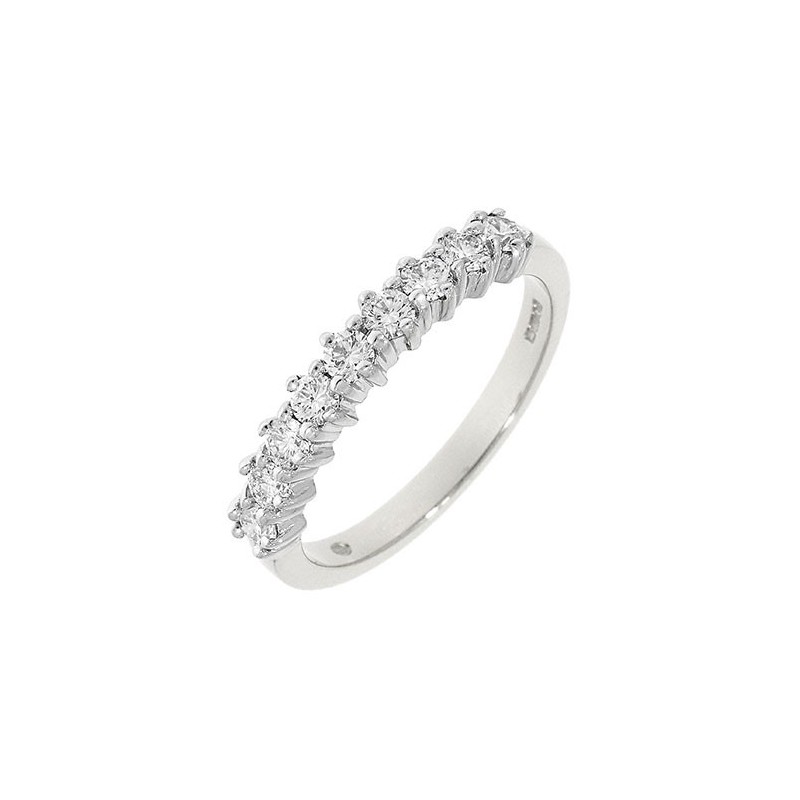 Platinum Claw Set 0.45ct Diamond Eternity Ring - Macintyres of Edinburgh