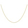 18ct Yellow Gold Diamond Cut Curb Chain 41cm/16"