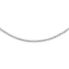 18ct White Gold 16" Mini-Spiga Chain | Macintyres of Edinburgh