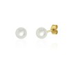 9ct Yellow Gold Cultured Pearl Stud Earrings - 6.0 - 6.5mm