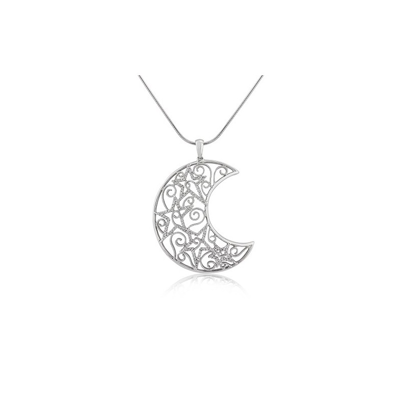 18ct White Gold Diamond Celestial Necklace | Macintyres of Edinburgh