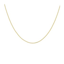 9ct Yellow Gold 18 Inch Curb Chain