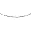 9ct White Gold Diamond Cut Curb Chain Adjustable 16 to 18 inch