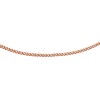 18ct Rose Gold Diamond Cut Curb Chain 41CM/16"