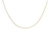 18ct Yellow Gold Diamond Cut Curb Chain 41cm/16"