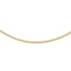 18ct Yellow Gold Diamond Cut Adjustable Chain 41cm/16" - 46cm/18"