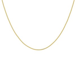 18ct Gold Curb Chain - 18"