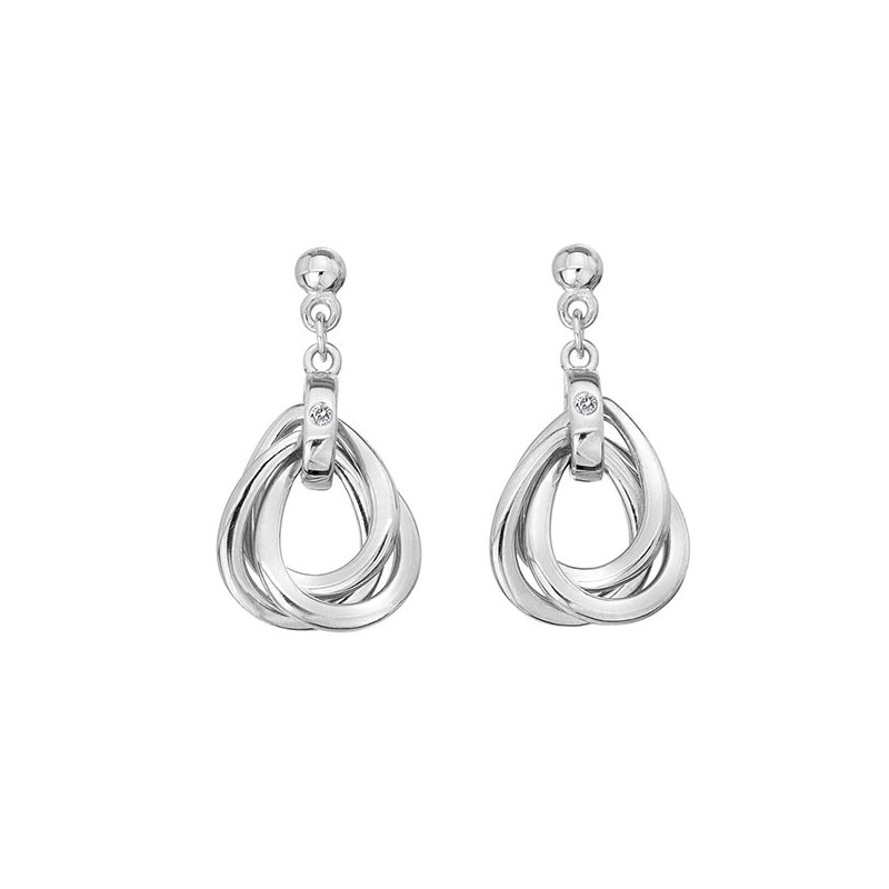 Hot Diamonds Trio Teardrop Earrings - DE644