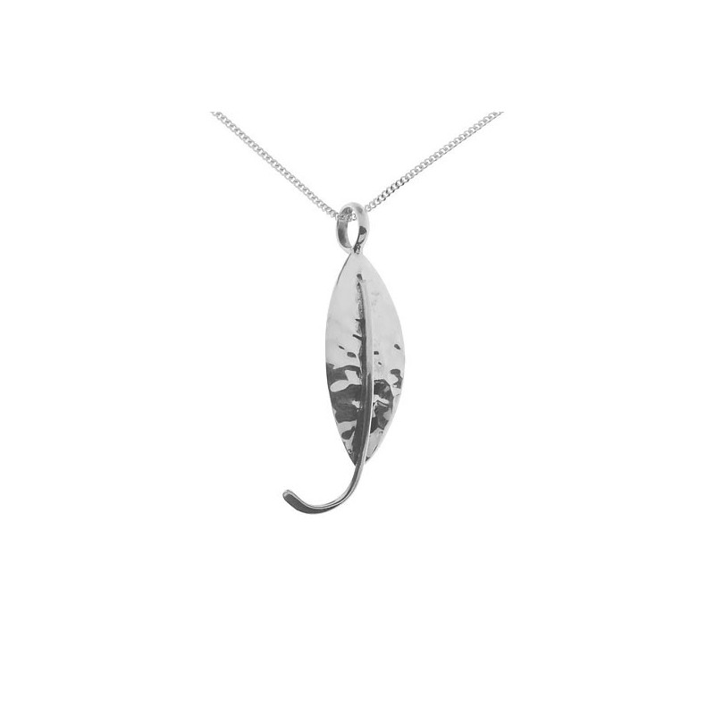 Tianguis Jackson Silver Abstract Leaf Pendant CY0035