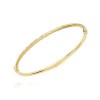 9ct Gold Large Twist Bangle