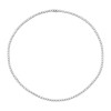 4.90 Carat Diamond Tennis Necklace White Gold - Macintyres of Edinburgh