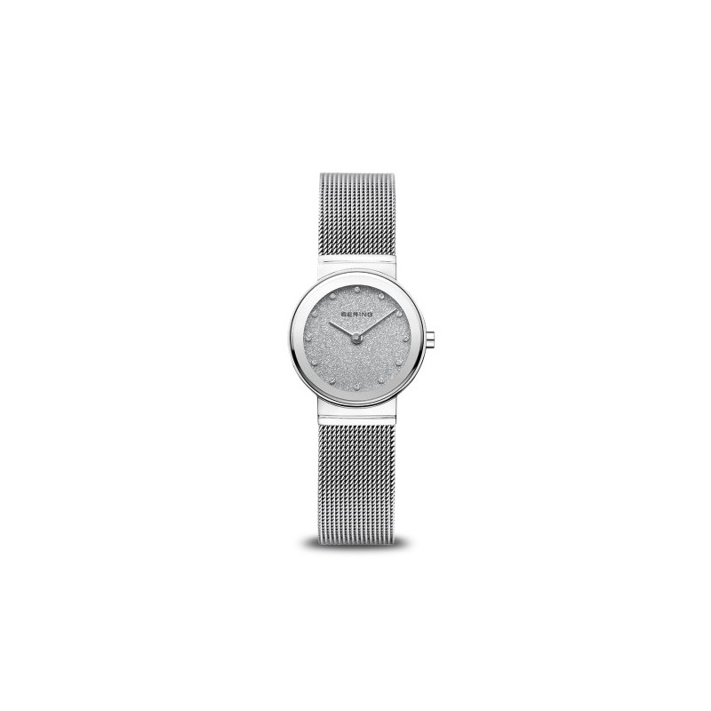 Bering Ladies Stainless Steel Sparkle Watch - 10126-0003