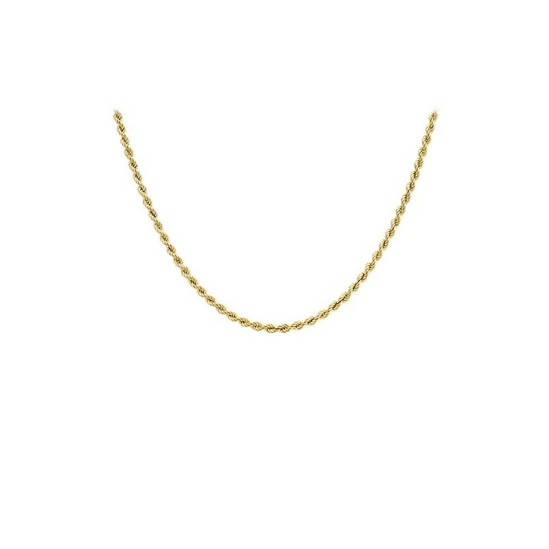 9ct Gold 30-inch/76cm Rope Chain - 10.2g