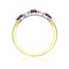 Bar Set Ruby & Diamond Eternity Ring - Macintyres of Edinburgh