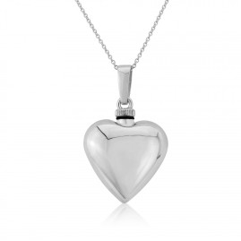 Perfume/Keepsake Heart Bottle Sterling Silver | Macintyres of Edinburgh