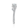 Platinum Fancy Diamond Solitaire Ring  E/VS2