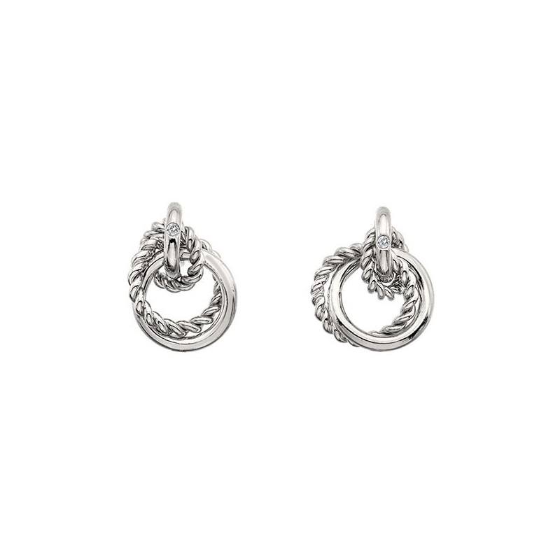 Hot Diamonds Unity Circle Earrings DE610 - Save 24% off RRP