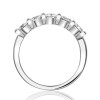 Platinum 5st Bar Set Diamond Eternity Ring - 0.60ct