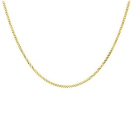 9ct Gold 16 to 18-inch Adjustable Curb Chain