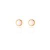 9ct Gold Mother of Pearl Stud Earrings - Macintyres of Edinburgh