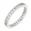 Platinum Full set Diamond Band - 1.00cts