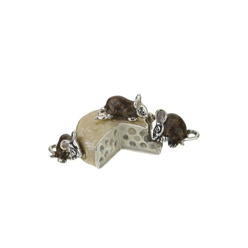 Saturno Mice and Cheese Figurine - Macintyres of Edinburgh