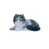 Saturno Silver Animals - Small Persian Cat - Macintyres of Edinburgh