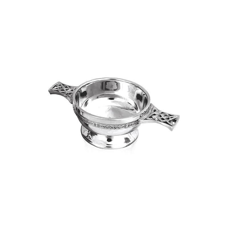 2.5-inch Pewter Scottish Quaich