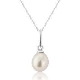 9ct White Gold Pearl Pendant - Macintyres of Edinburgh