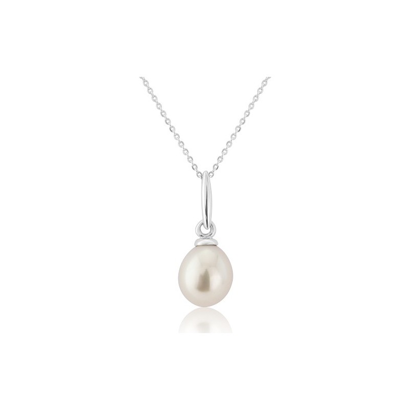 9ct White Gold Pearl Pendant - Macintyres of Edinburgh