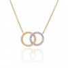 9ct Gold Interlocking Gold Circle Necklace - Macintyres of Edinburgh