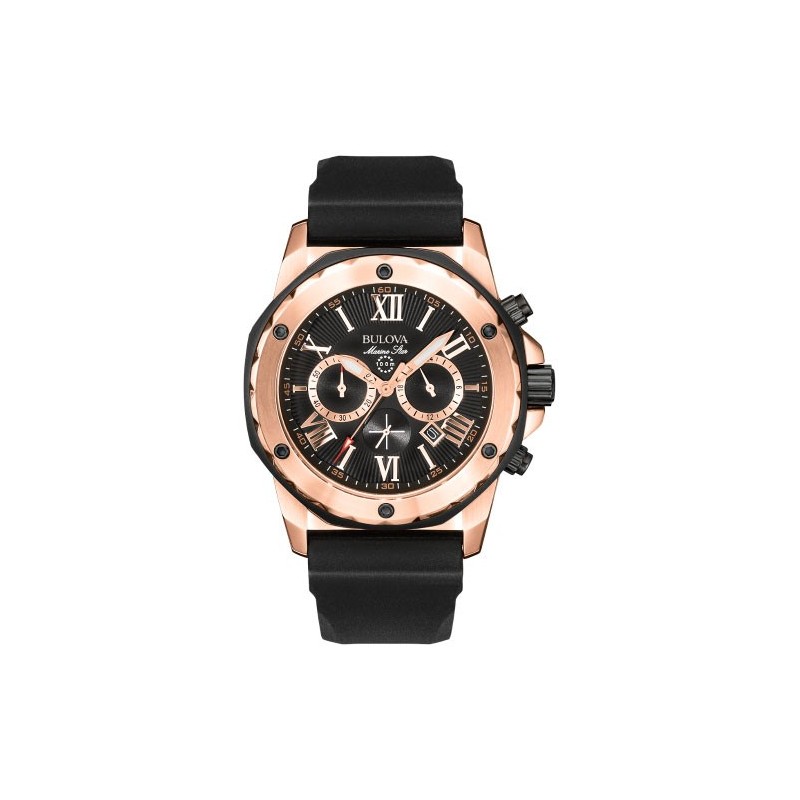 Black and gold bulova best sale