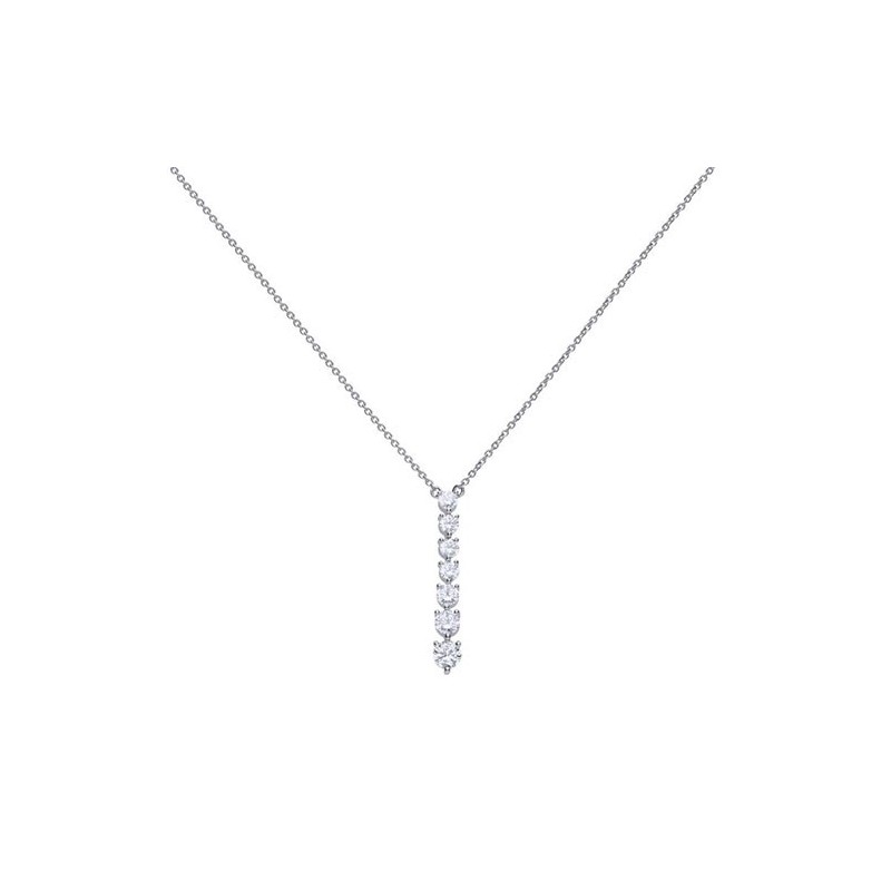 Diamonfire 7st Graduated CZ Necklace - N4234