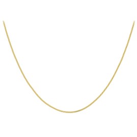 18ct Yellow Gold 16"Curb Chain