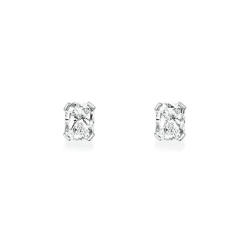 18ct White Gold Phoenix Cut Diamond Earrings - 0.49ct F/VVS