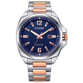 Citizen Gents Silver & Gold Tone Watch - AW1726-55L