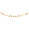 18ct Rose Gold 16"Belcher Chain