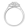 Platinum Oval & Pear-shaped Diamond Ring - 0.41 + 0.17 F/VS1