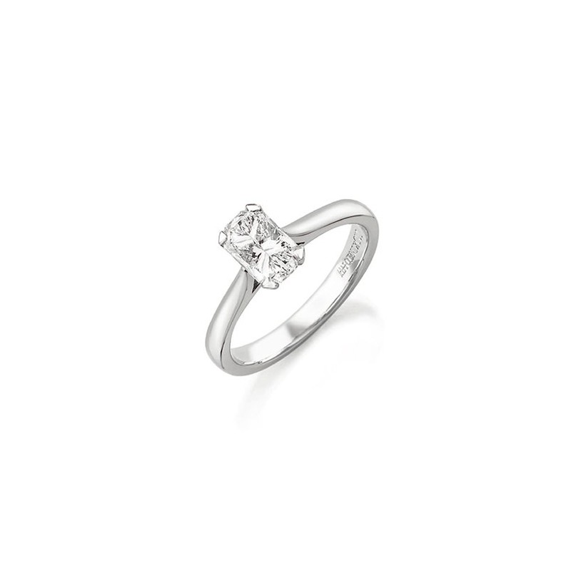 Platinum Phoenix Cut Diamond Solitaire Ring - 0.30 E/VVS1